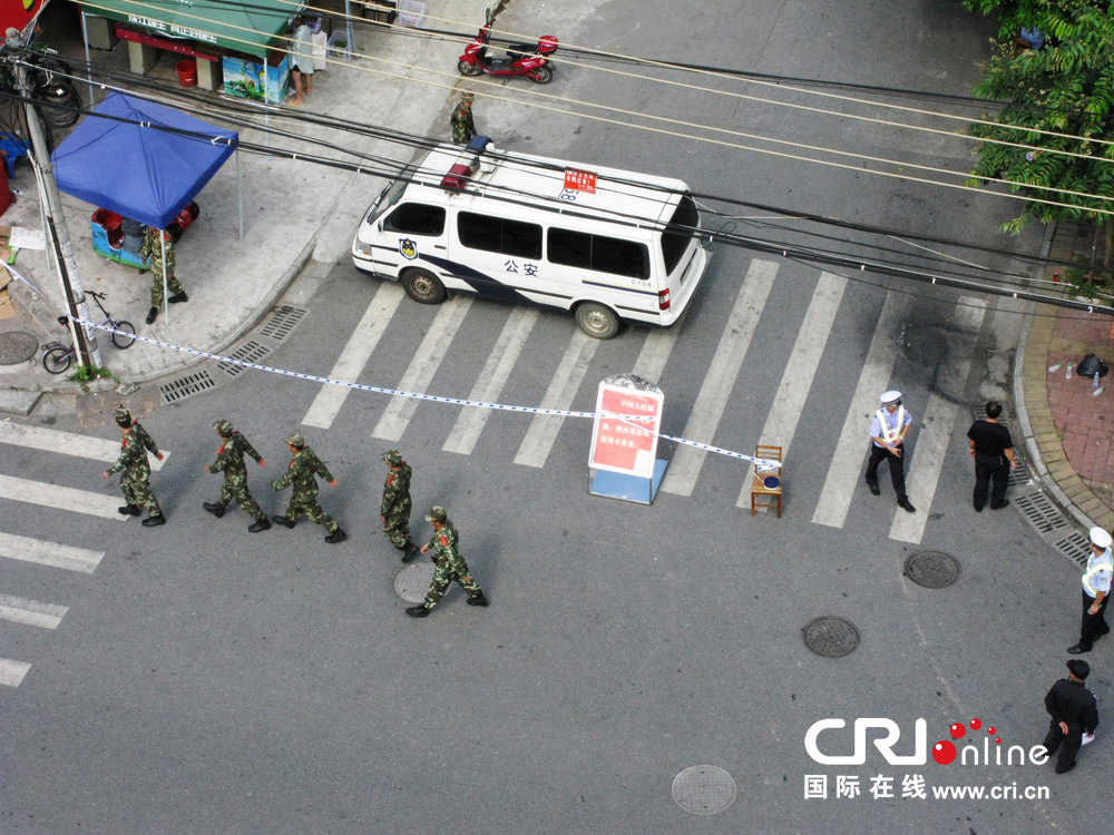 2013年07月10日，廣西壯族自治區(qū)北海市，武警巡邏。圖片來源：飛影/CFP