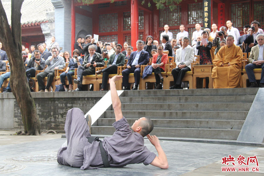外交官觀(guān)看少林功夫