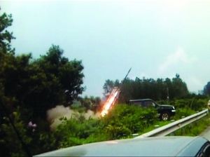 7月31日，南京六合人工增雨現(xiàn)場 資料圖片