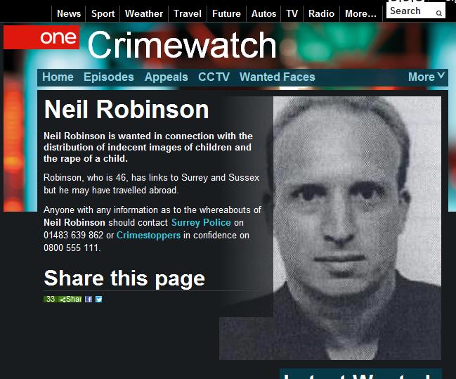 據(jù)英國廣播公司（BBC）網(wǎng)站消息，英國警方正在通緝一名涉嫌傳播淫穢兒童照片和性侵兒童的逃犯，有跡象顯示，他有可能潛伏在中國北京的國際學(xué)校當(dāng)老師。
