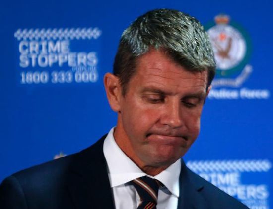 　新南威爾士州州長(zhǎng)Mike Baird出席新聞發(fā)布會(huì)。