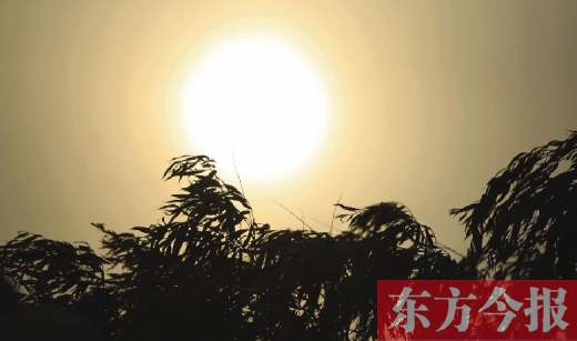 五月十四日，傍晚時(shí)分，鄭州的天空再次被沙塵遮蓋
