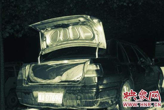 圖為改裝后的轎車，專門用于儲(chǔ)油