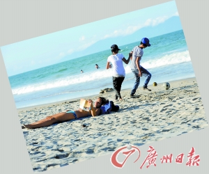 動靜皆宜的沙灘。