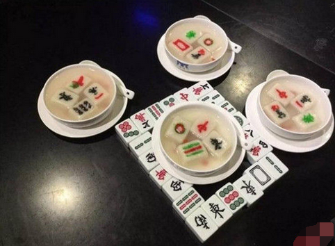 來碗清一色！火鍋店推出創(chuàng)意麻將湯圓