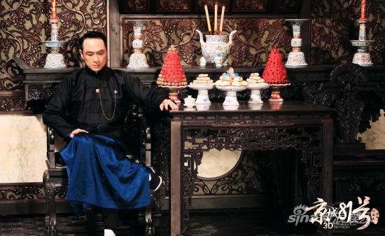 吳鎮(zhèn)宇飾演的霍家大少爺，正為二弟冥婚一事焦頭爛額