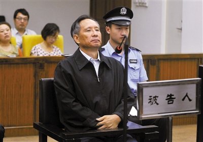 9月10日，北京市第二中級人民法院，張曙光在庭審中。