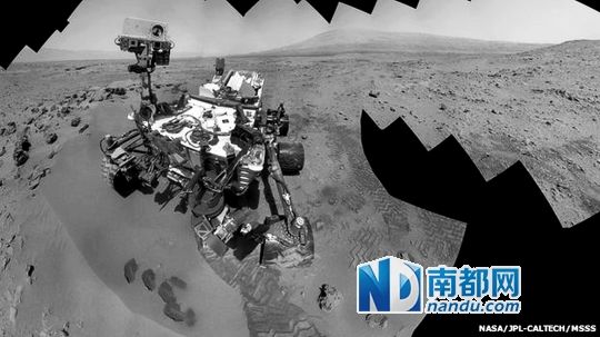 “好奇”號(hào)探測(cè)器在火星上發(fā)現(xiàn)水。