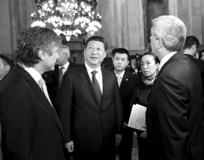 　會(huì)見阿根廷議長(zhǎng)。