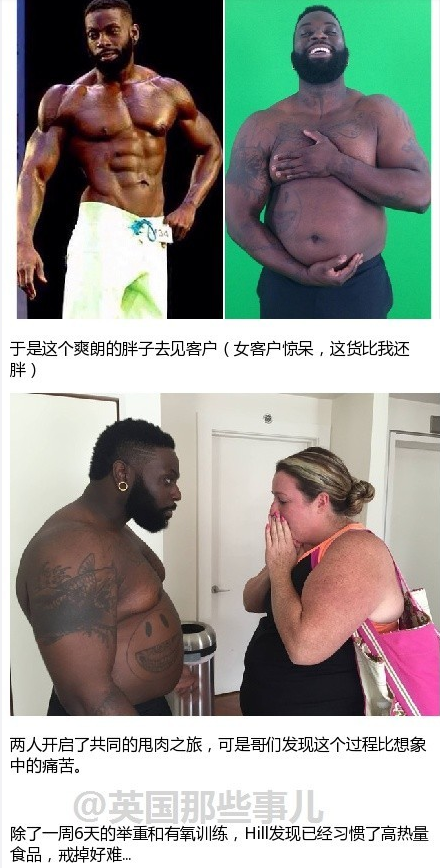 最敬業(yè)減肥教練 把自己吃胖再陪客戶(hù)甩肉