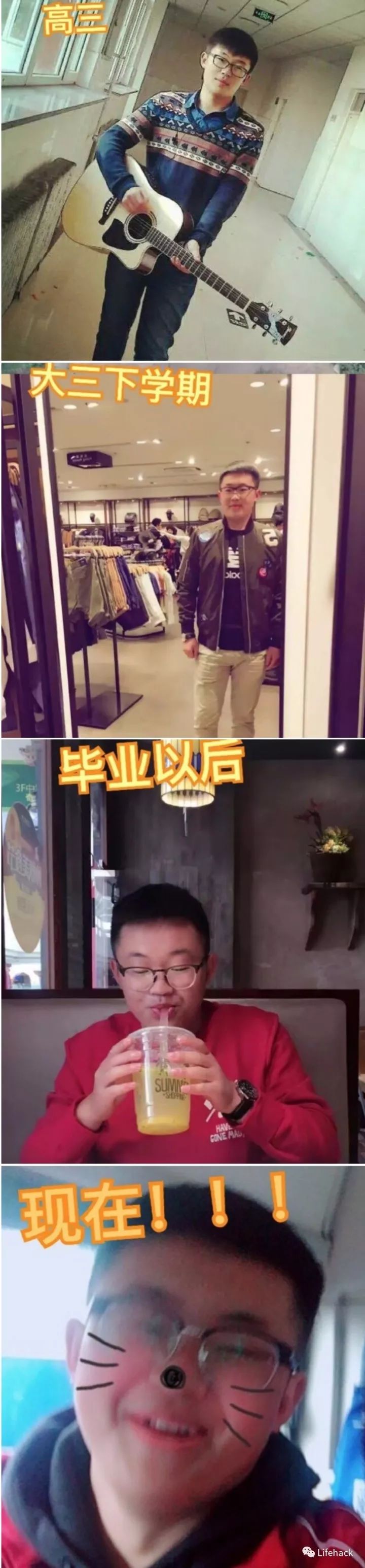 長胖20斤，臉型怎么變？這些例子看完扎心了！