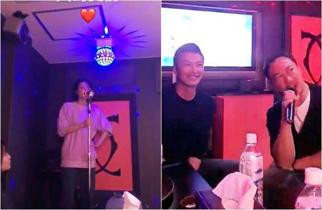 謝霆鋒王菲為陳奕迅老婆慶生。