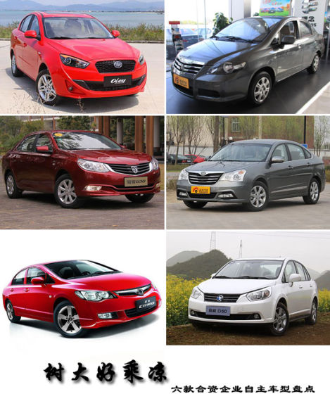 樹(shù)大好乘涼 六款合資企業(yè)自主車型盤(pán)點(diǎn)