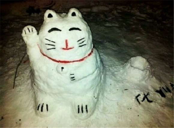 創(chuàng)意十足！日系列卡通雪人走紅