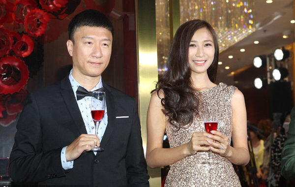 圖為孫紅雷、王駿迪夫婦。