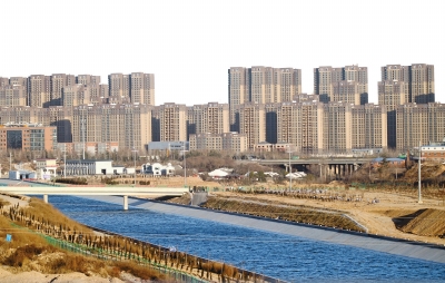 鄭州市西南角，南水北調(diào)渠旁新建的樓盤(pán)。