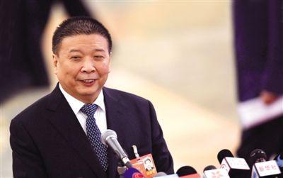 國土資源部部長姜大明。新華社記者