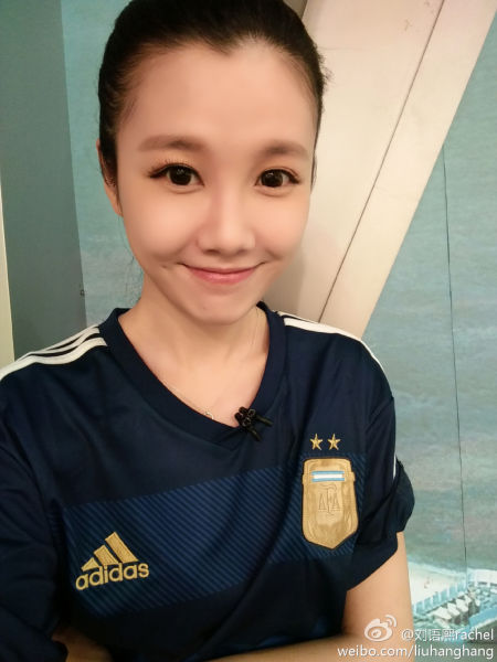 今夜，“烏賊劉”穿上了阿根廷球衣