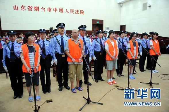 8月21日，被告人張帆、張立冬、呂迎春、張航、張巧聯(lián)到庭。法庭逐一核對(duì)被告人身份。