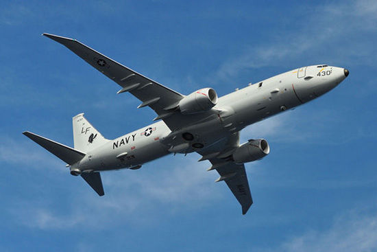 　　美國(guó)海軍的海神P-8巡邏機(jī)專門從事遠(yuǎn)距離任務(wù)，包括情報(bào)搜集和偵察。