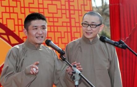 陜西籍相聲演員苗阜、王聲將帶來反腐主題相聲