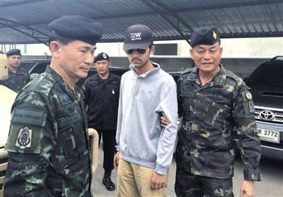 9月1日，泰國警方在泰國與柬埔寨邊境抓獲曼谷爆炸案主要嫌疑犯。圖/CFP