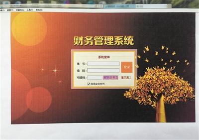 偽裝成財(cái)務(wù)管理系統(tǒng)的“AAA”賭博網(wǎng)站截圖。 岳陽市公安局供圖