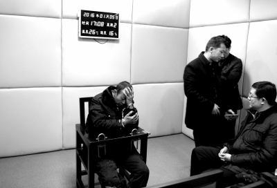 1月5日，犯罪嫌疑人馬永平在接受審訊。
