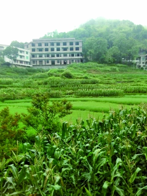 湖南新邵縣迎光鄉(xiāng)上沙溪村支書彭承雙家新蓋的房子。