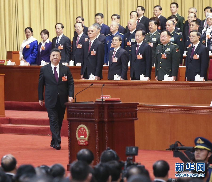 習(xí)近平當(dāng)選國(guó)家主席、中央軍委主席