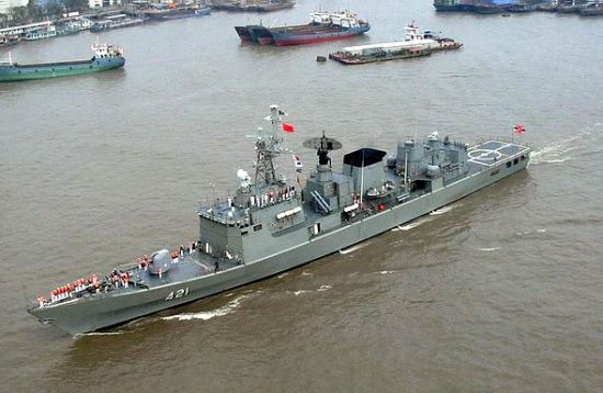 資料圖：中國(guó)為泰國(guó)建造的納萊頌恩級(jí)護(hù)衛(wèi)艦。